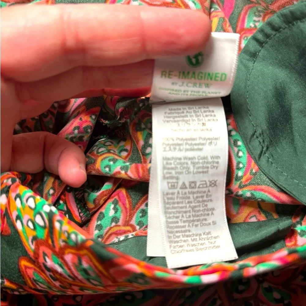 J. Crew Multicolor Floral Jamie pant with elastic waist and pockets‎ Sz 10 EUC